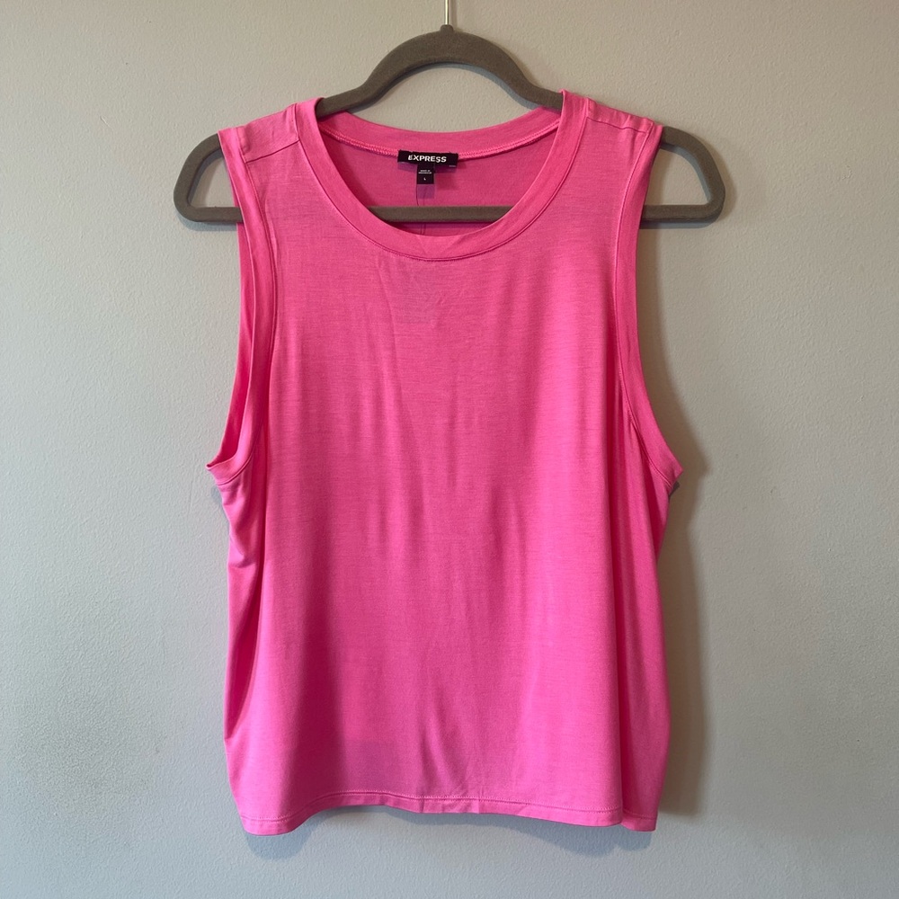 Express Hot Pink Tank Top